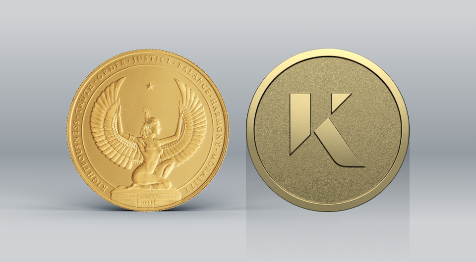 kinesis gold coin maat bullion