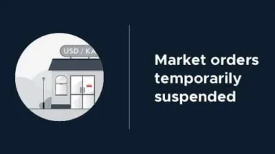 Crypto and gold exchange temporarily closed image