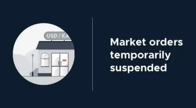Crypto and gold exchange temporarily closed image