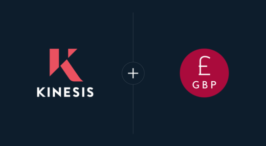 Pound sterling now available on Kinesis Exchange