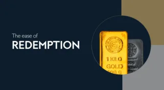 easy redemption low fees withdrawal of gold 100 g silver 200 oz  bullion safely vaulted