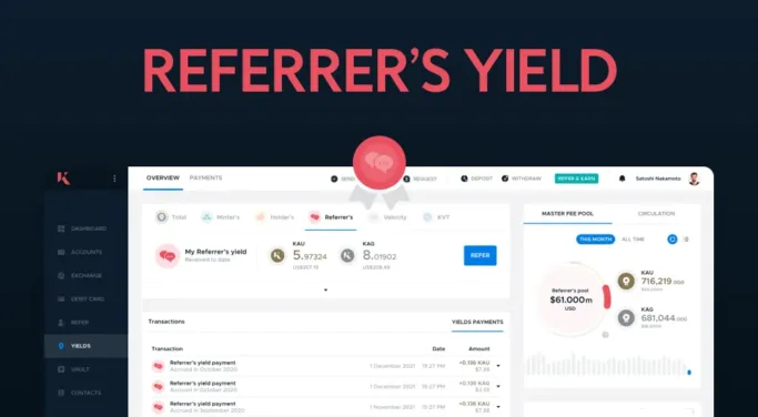 referrer's yield KMS dashboard