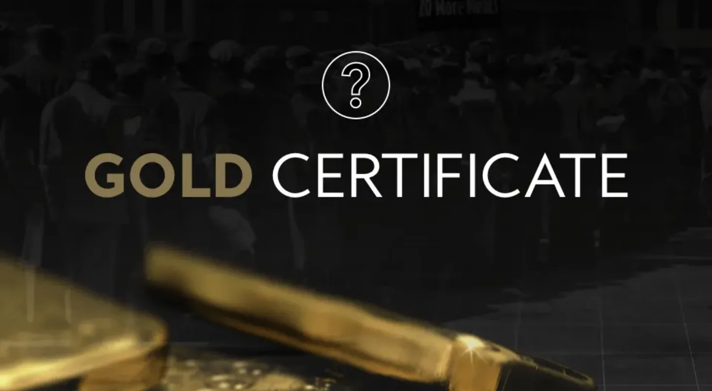 gold certificate