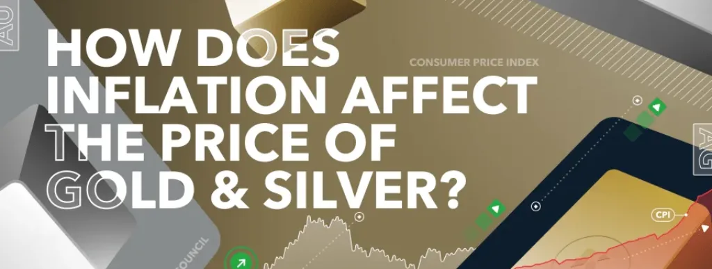how inflation affects gold and silver price
