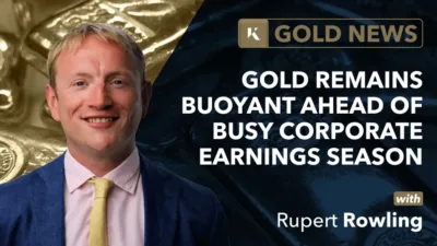 gold remains buoyant ahead corporate earnings
