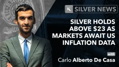 carlo alberto silver holds market await us inflation data