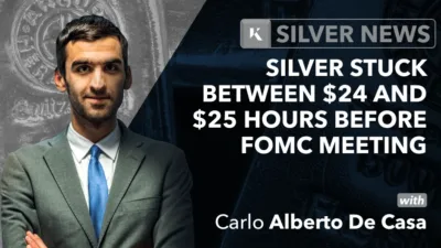 carlo alberto comments on silver trading before FOMC meeting