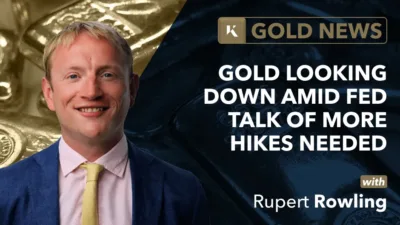 rupert rowling gold down amid talk of hikes