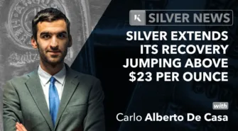 silver extends recovery jumping above 23 per ounce