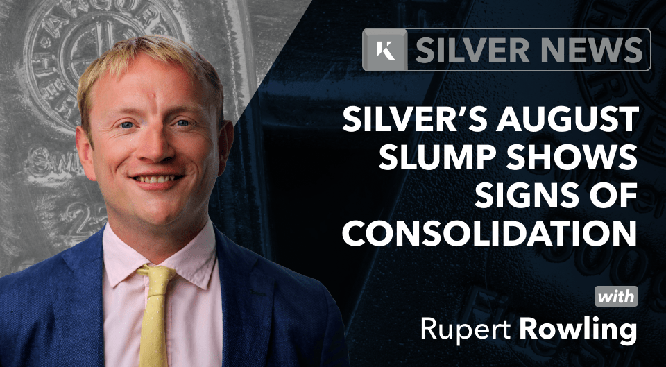 Silver Price News Silvers August Slump Signs Of Consolidation 