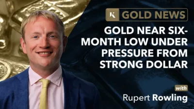 gold under pressure from strong dollar