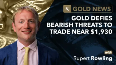 gold defies bearish threats trading near 1930