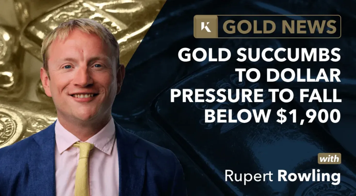 gold succumbs to pressure, fall below 1900 dollars