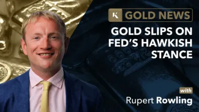 gold news price slips on fed hawkish stance