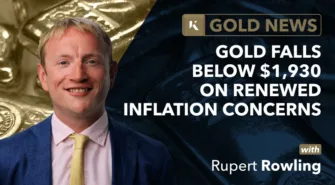 gold falls renewed interest rate concerns