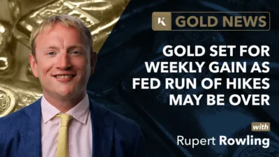 gold news feature gold set for weekly gains