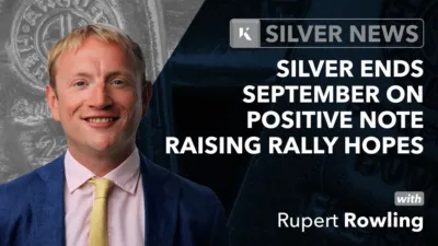silver ends month on positive note rally hopes