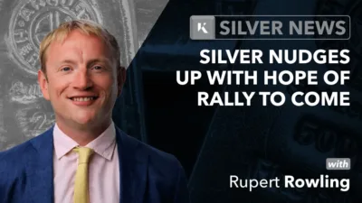 silver nudges up with hope of rally rupert rowling