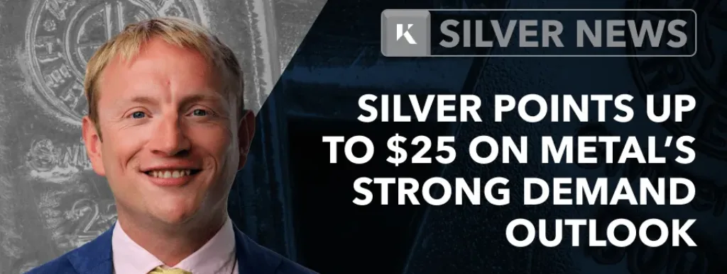 silver news feature silver points upwards