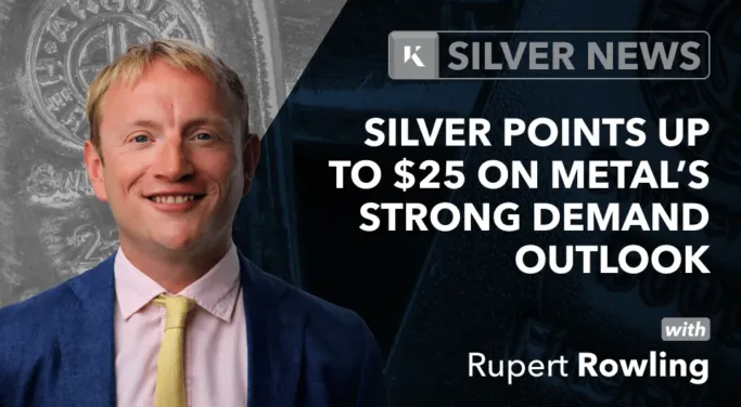 silver news feature silver points upwards
