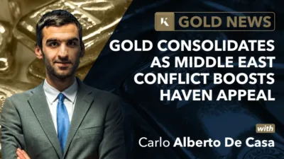 gold consolidates middle east conflict