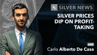 silver prices dip on profit taking