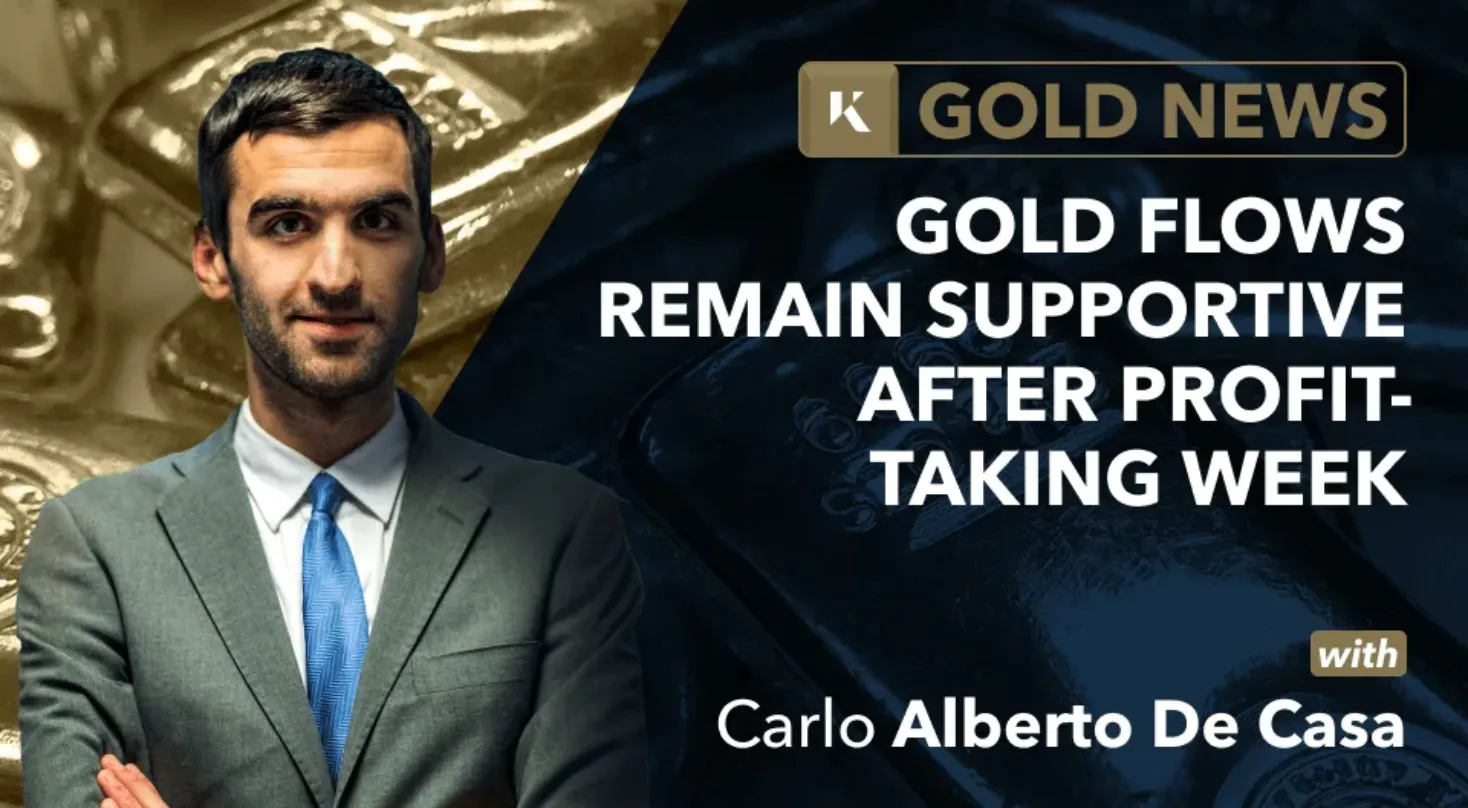 gold flows remain supportive, after profit-taking