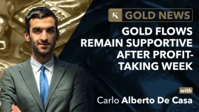 gold flows remain supportive, after profit-taking