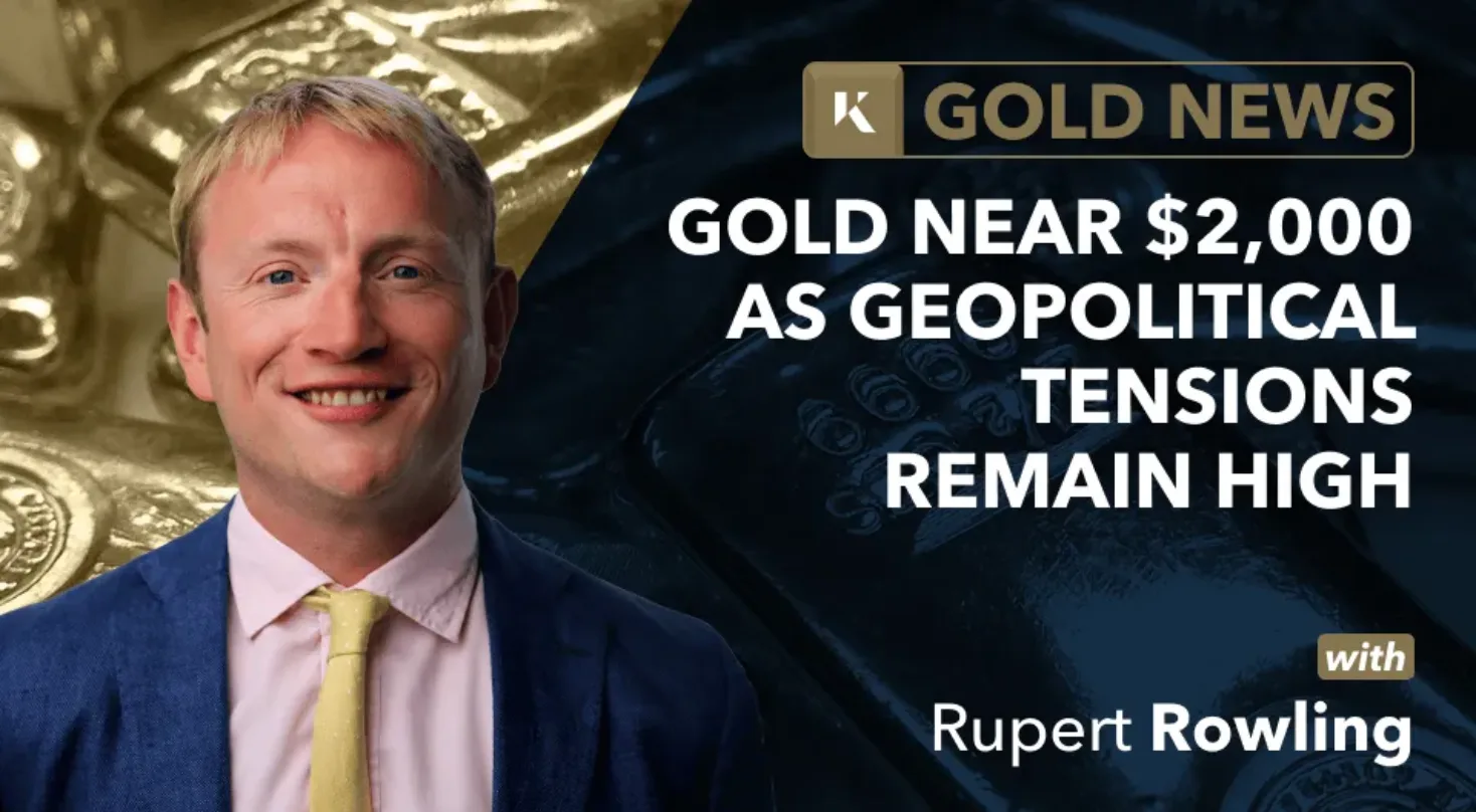 gold near 2,000 as geopolitical tensions remain high