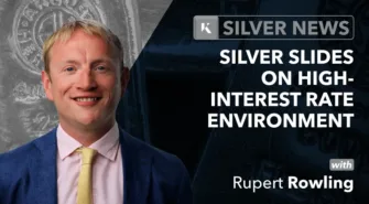 silver slides on high interest rates
