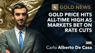 Gold price hits all-time high as traders bet on interest rate cuts