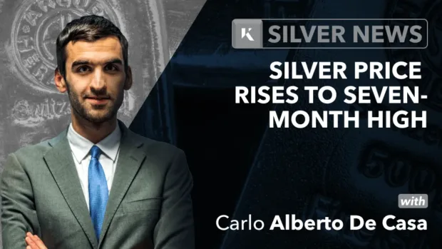 silver price rise to seven month high