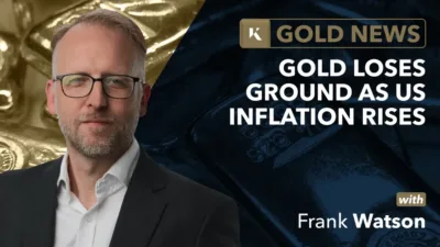 gold loses ground as us inflation rises