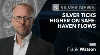 silver ticks higher on safe haven flows