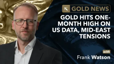 gold price hits one month high on us data