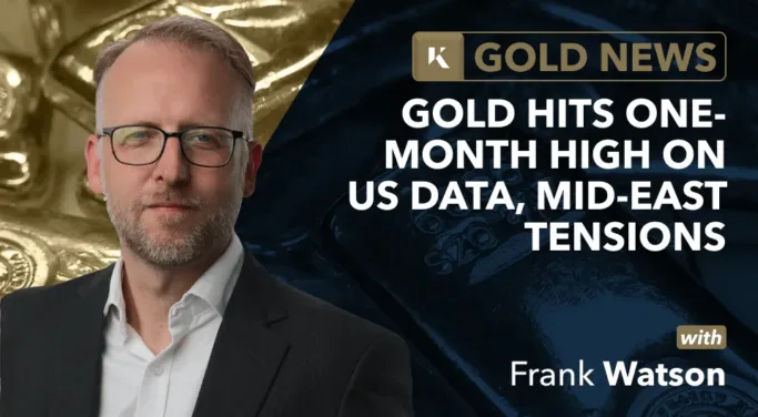 gold price hits one month high on us data