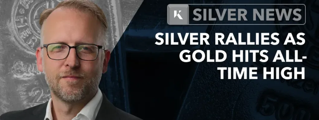silver rallies as gold hits all time high