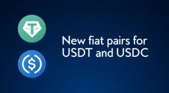 New fiat pairs for USDT and USDC