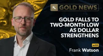 frank watson market analyst in front of gold background