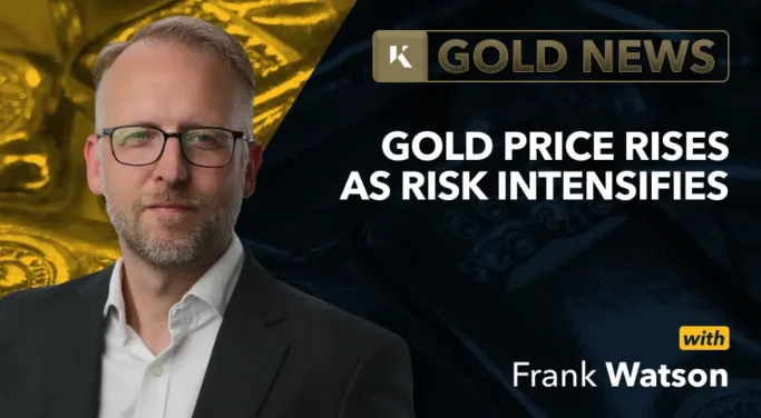 frank watson in front of gold news background