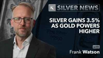 Silver Price News: Silver Gains 3.5% as Gold Powers Higher