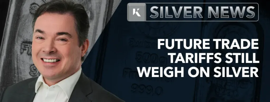 mike ingram market analyst on silver news background