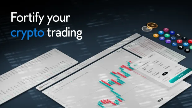 kinesis pro trading interface shown with selection of digital assets