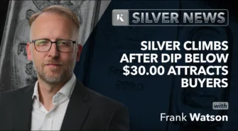 Silver Climbs After Dip Below $30.00 Attracts Buyers