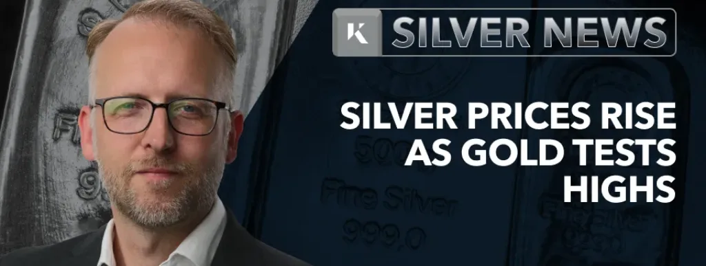 Silver Price News: Silver Prices Rise As Gold Tests Highs