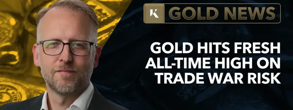 frank watson analyst in front of gold bar background