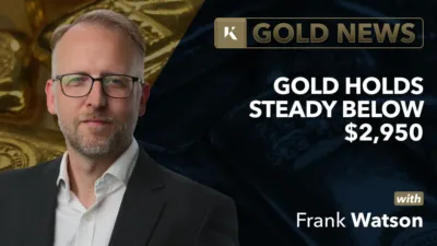 frank watson headshot in front of gold bullion bar