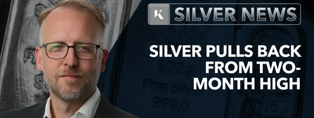 frank watson in front of silver bullion bar