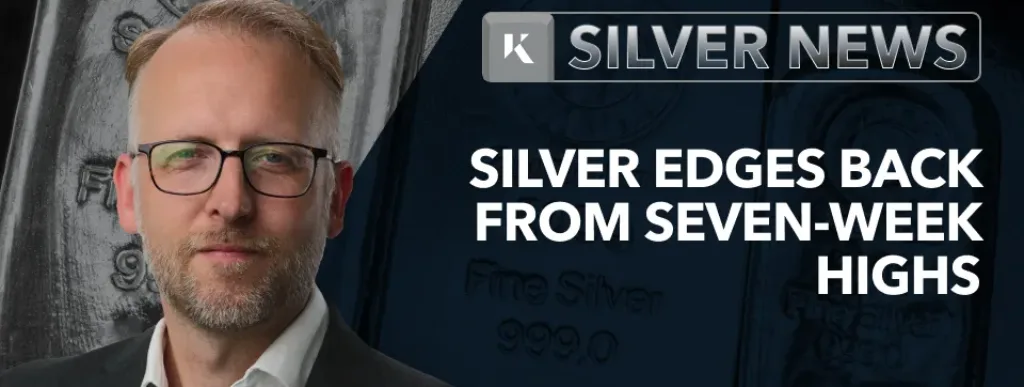 Silver Price News: Silver Edges Back From Seven-Week Highs