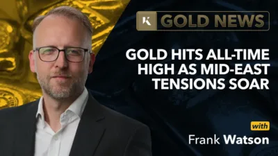 frank watson headshot in front of gold bullion bar